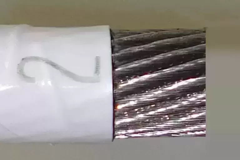 White Colored wrapper for Golden wire.